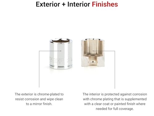 Image of TEKTON 3 /8 Inch Drive x 14 mm Shallow 6-Point Socket | SHD12114