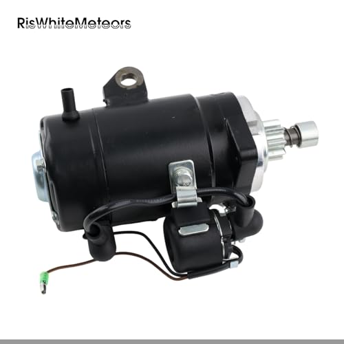 Motor de arranque compatible con Yamaha Outboard C55ELR 1991-1995 y Mercury Marine miniatura 6