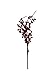 CraftMore Christmas Red Berry Twig Stem, 16 Inch, Set of 12