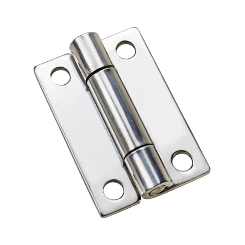 Charnière industrielle inox 304 pour montage sur profilé étroit