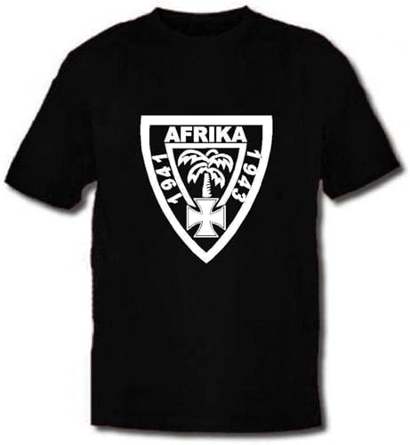 YUWUKEEE Wehrmacht Afrika T-Shirt Graphic Top Printed Shirt Short-Sleeve Tee Mens