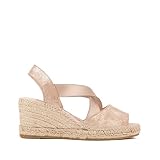 Kanna - Handgefertigte Espadrilles und Keilsandaletten - ÖKO-DESIGN (Beige - 40)