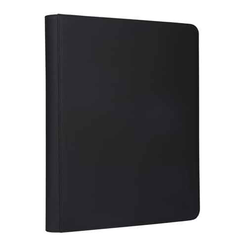 Image of Rayvol 16-Pocket Toploader Binder, Holds 512 Toploaders 16 Pocket Top Loader Card Storage Case, 500 + Ringless Double-Sided Pockets for Cards in 3 x 4'' Toploaders