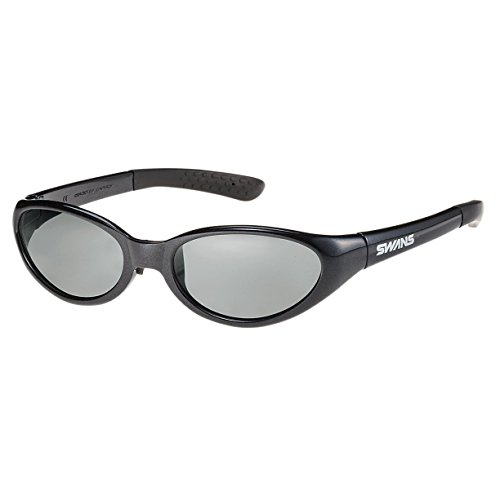 SWANS(スワンズ) サングラス 子供用 キッズグラス 6歳〜10歳用 偏光レンズモデル KG1-0051 BK ブラック
