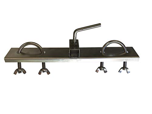 Hog Roast Rotisserie Spit BBQ Leg bracket - 20mm x 20mm for Square Bar