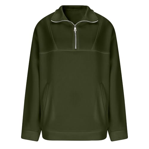 Mens Hoodies Pullover Stand Collar Casual Long Sleeve Half Zipper Sweatshirts with Pockets Vintage Fall Clothes4