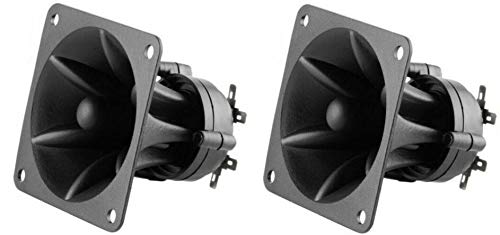 2 pezzi Tweeter Professionale Piezoelettrico 4000–20000Hz 94dB 225W Max Tromba Integrata - Per Impianti Audio Professionali e Domestici