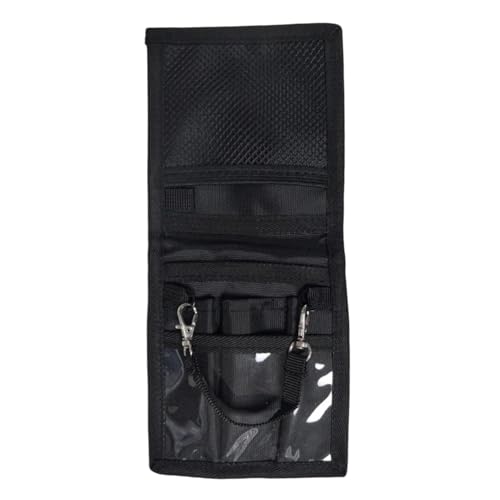 Bolsa de cintura de bolsillo multi compartimento con cinturón para tijeras 8