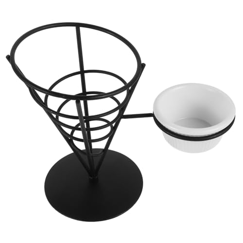 Ciieeo French Fries Holder Angled Baskets Snack Display Stand for French Fries Versatile