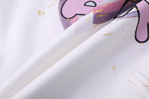 Maener Novelty Hoodie Drugs R Bad Cartoon Graphic Hooded Pullover With Pocket For Men Women Unisex(White) #TOP2