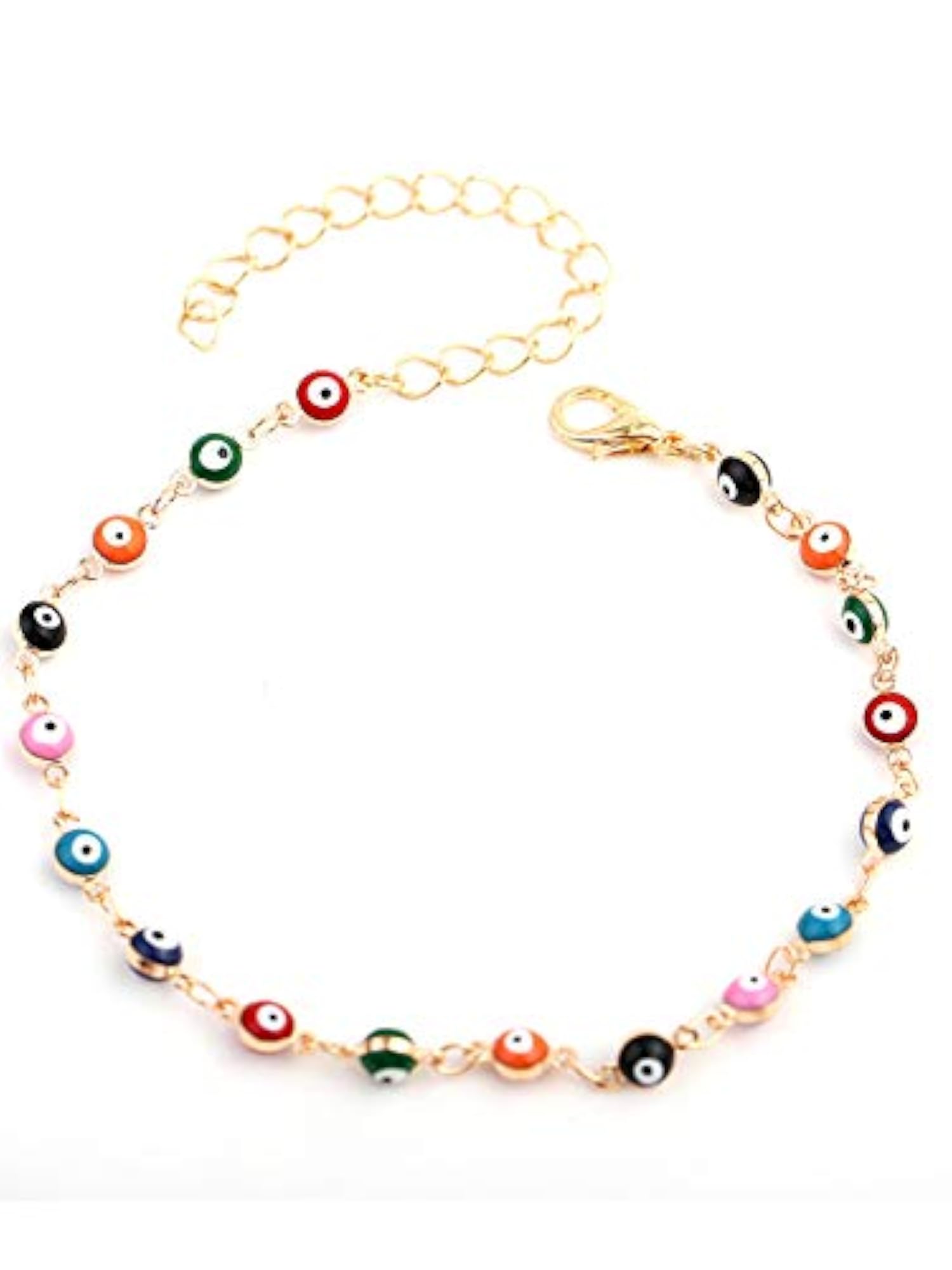 Devil Evil Eye Gold Chain Anklet Payal for Women & Girls