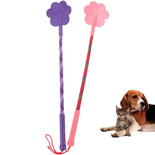 balacoo 2 Pcs Cat Fitness Stick, Dog Training, Target Stick Dog Training, Training Equipment Sticks Tool for Pet Dog Training and Obedience Aid
