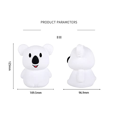 Lámpara nocturna de mesa infantil con cambio de colores USB miniatura 7