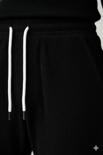 Image of INKKR Men's Comfortable Corduroy Pants | Relaxed Fit Stretch Casual Trousers