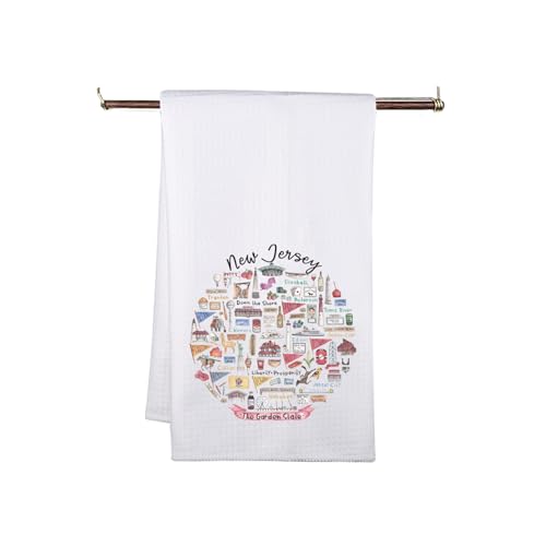 MNIGIU New Jersey Kitchen Towel Souvenir Gift