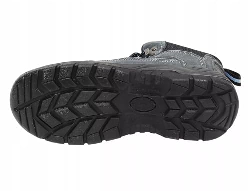 ARTMAS BTMAS B Sicherheitsschuhe Herren Damen SB E SR – Leder Arbeitsstiefel mit Stahlkappe, rutschfest, öl- und benzinbeständig, bequem, Größe 44 – Bild 4