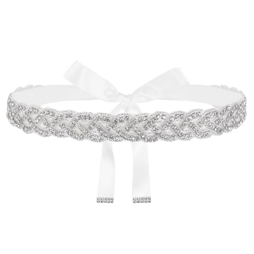 ZORVUJI Cinturón de Pedrería para Vestidos de Noche, Cinturón Mujer Fajín, Cinturón Mujer Fiesta para Bodas y Vestido de Fiesta Mujer