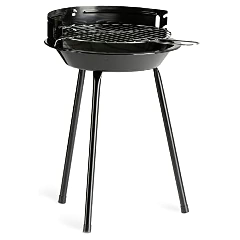 LANDMANN Holzkohle-Rundgrill | Mobiler Holzkohlegrill Cover