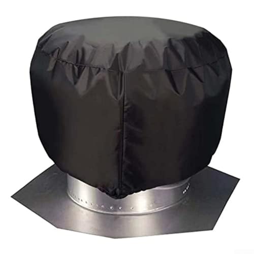 Cubierta protectora de ventilación de turbina de techo con aislamiento y diseño impermeable, se adapta a múltiples tamaños de ventilación de techo y ofrece un escudo fiable contra la intemperie