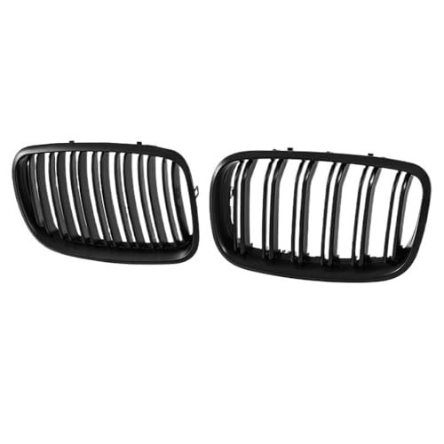 Rejillas superiores delanteras para X5 E70 y X6 E71 2007-2014 en acabado negro mate 5