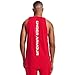 Under Armour Men's Baseline Cotton Tank , Red (600)/Summit White, X-Large