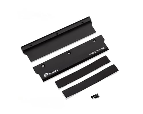 Bykski B-MRCOV-X-V2 DDR5 Memory Heat Spreader, Black Aluminum