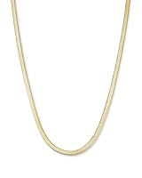 Rosefield Women's Snake Necklace Gold-Tone Necklace, Gold, 42-46cm