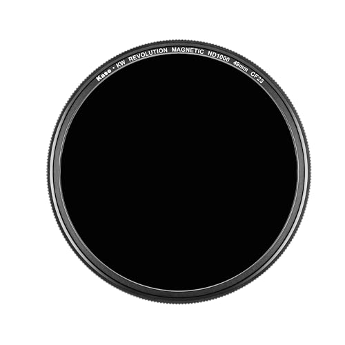 Filtro magnético Kase ND1000 de 49 mm con cristal Wolverine a prueba de golpes y adaptador