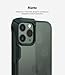 Ringke Fusion-X Matte Compatible with iPhone 11 Pro Case, Anti Glare Fingerprint Resistant Translucent Case - Dark Green