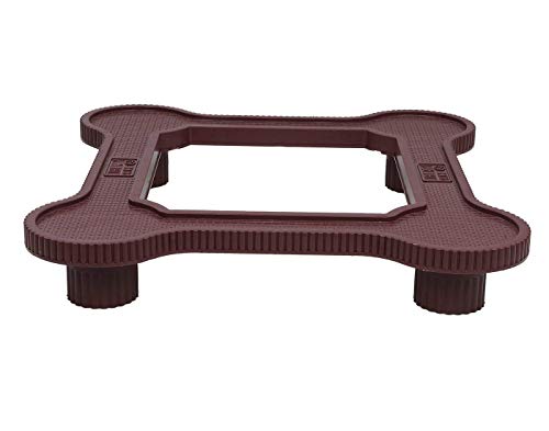 Image of Heavy Duty Refrigerator Stand Double Door /Single Door Stand /Washing Machine Stand /Dishwasher Stand Maroon Color NO:30