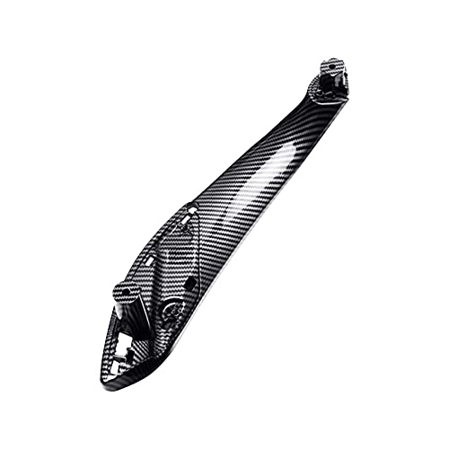 TZYSZDB Black F30 328i Car Door Handle for BMW F30 F31 F32 F33 F34 F36 F80 Inner Door Panel Handles (Front Left) (F30 Front Left, Carbon Fiber)