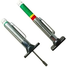 Car Tire Tread Depth Gauge, Tire Tread Gauge Color Coded, Professional Tire Thread Depth Meter Tool in 32nds, Suitable for Most Car Models 2 PCS