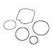 4LE2 Engine Full Gasket Kit Head Gasket Set for Isuzu Engine Case CX75 CX80 New Holland E70B Sumitomo SH75UJ-7 Hitachi ZAX55 40 50 70 85 Kobelco IHI 45NX JCB Mini Excavator Denyo DCA25 Generator