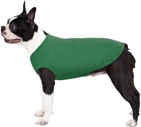 Hjumarayan Dog Jumper - Knitted Dog Jumpers Small Lightweight Vest Puppy Jumper Elastic Cat Jumper, Striped Dog T Shirt Chihuahua Clothing for Doggy Yorkshire Terrier (Purple XS)