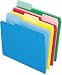 Pendaflex 82300 Colored File Folders, 1/3 Cut Top Tab, Letter, Assorted Colors (Pack of 24)