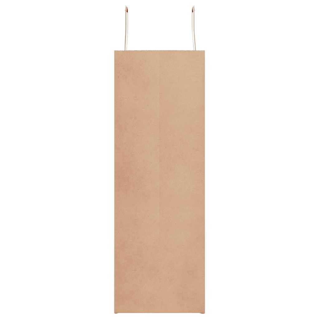 vidaXL Sacs en Papier Kraft 50 pcs avec poignées Marron 45x17x48 cm