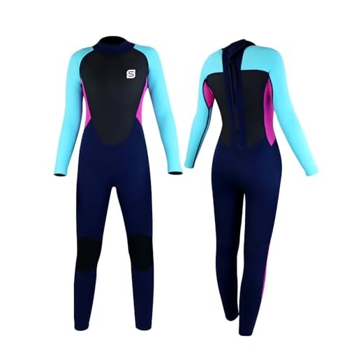 Summshall Neoprenanzug Kinder, 2.5mm Neopren Kinder Neoprenanzug Jugend Kurz Lang Wärmender Neoprenanzüge Thermal Badeanzug für Mädchen und Jungen zum Tauchen, Schwimmen, Surfen