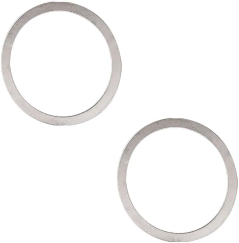2 Pcs Bike Bicycle Headset Up Washers Spacer 0.3mmx28.6mm 1 1/8inch Headset Adjustment Spacer Shim Washer for Bikes