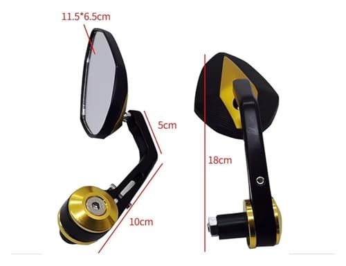 Manillar espejo lateral Ducati Monster 696 y Scrambler con ajuste angular ajustable negro 2