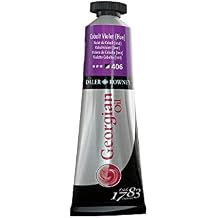 Daler Rowney Georgian Oil Paint Cobalt Violet Hue 38ml Tube - Art Paints for Canvas Paper and More - Oil Painting Supplies for Artists and Students - Artist Oil Paint for Any Skill Set