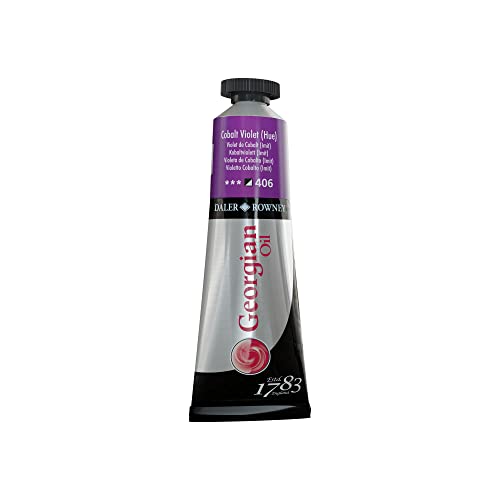 Daler-Rowney Georgian Oil Paint, Aluminium Tube, 1.28oz - 38 ml, Cobalt Violet Hue