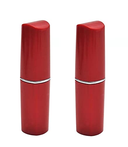 Fake Lipstick Diversion Safe - (2 Pack) Ultra Realistic Lip Stick Stash Box | Hidden Secret Compartments Discreet Decoy Hide A Way Waterproof Storage Cash Holder Can Containers For Money Lock Travel #TOP6