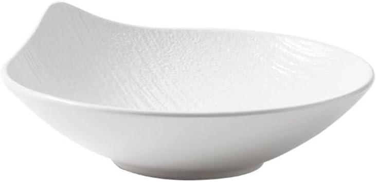 Salad Bowl Ceramic Dessert Tableware Fruit Plate Household Soup Noodle Large(18cm*4.5cm)