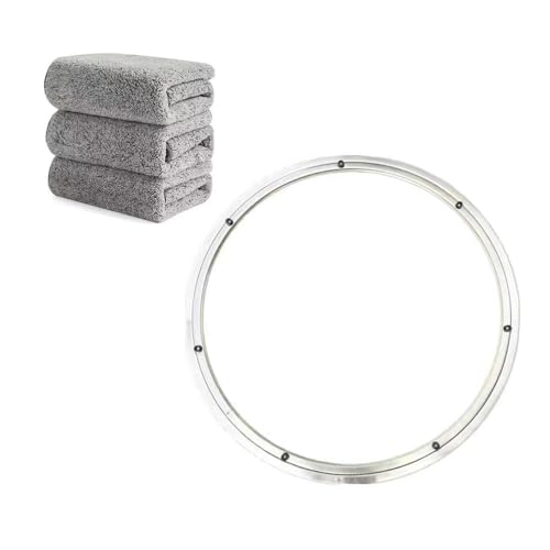 Lazy Susan, piatto girevole in acciaio inox, cuscinetto a sfera girevole, tavolo da pranzo rotondo, piastra girevole liscia per display (1, 40 cm)