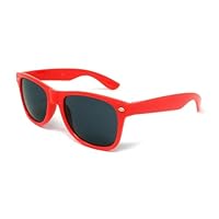 Kids Classic Sunglasses with UV400 Protection - Unisex (Red)