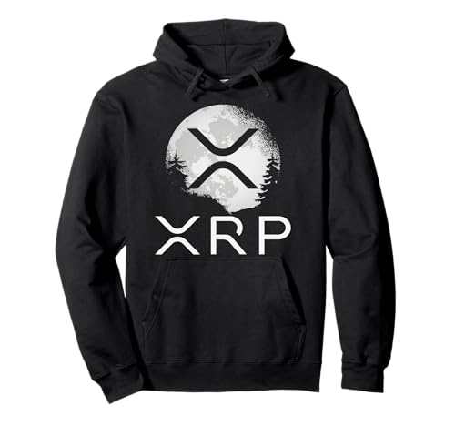 Ripple Coin Xrp Ledger Moon Cryptocurrency Bull Market Pullover Hoodie