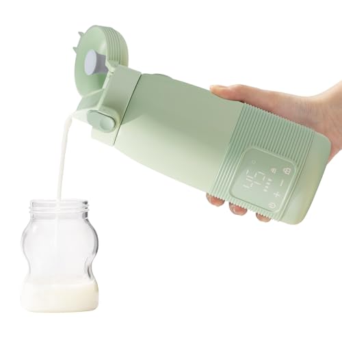 Image of Fancemot Portable Milk Warmer for Baby, Portable Bottle Warmer for Travel, Portable Water Warmer - Fast Charging, Cordless, 12 Ounces Big Capacity for Instant Breastmilk, Formula, Water