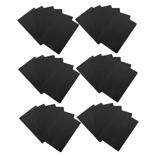 VILLFUL 50個 金属 ビジネス カード 陽極酸化 アルミニウム ビジネス カード ブランク 彫刻 彫刻済み キュー アルミニウム 印刷 アルミ