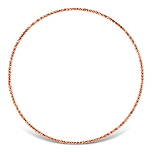 Handmade Tensor Ring Copper for Smart Meters EMF Copper Twisted Wire Ring Copper Energy Ring EMF Protection Device Home Energy Balance Tool Minimalist Decor Gift(7.5)