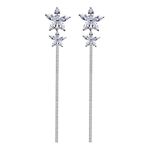 Boucles d'oreilles en Argent Sterling S925 d'une brillance pure pour femme